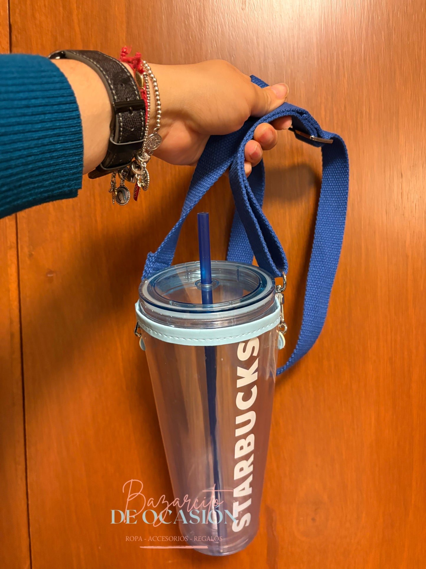 Vaso Starbucks con porta vaso