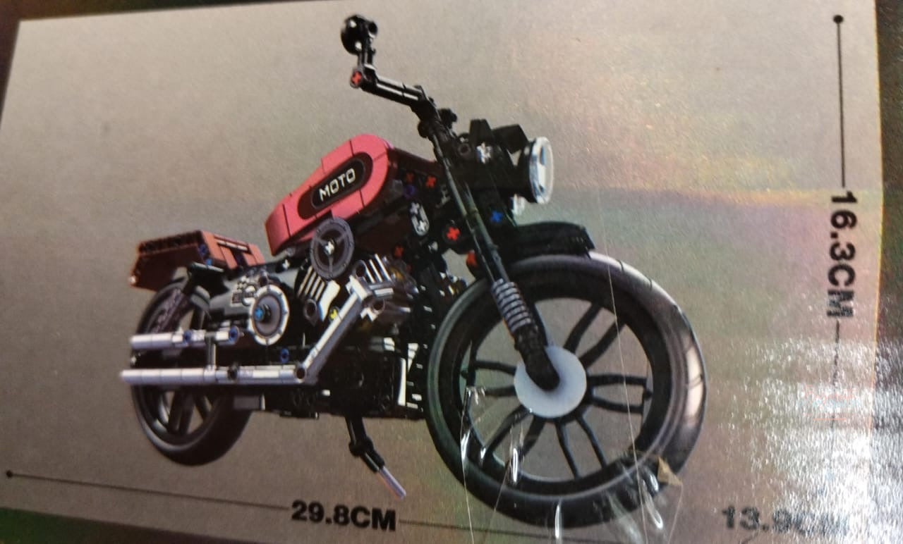 Motocicleta para armar