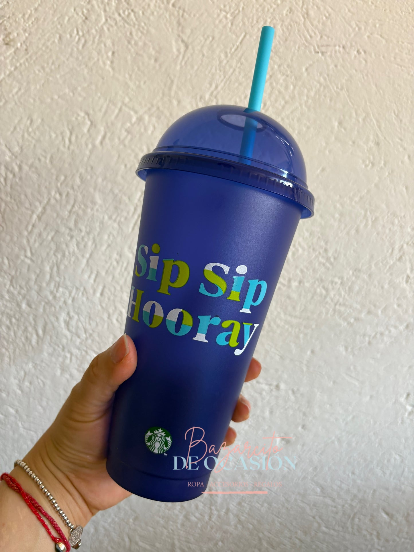 Vaso Starbucks azul