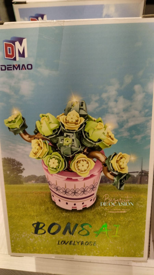 Maceta de rosas para armar